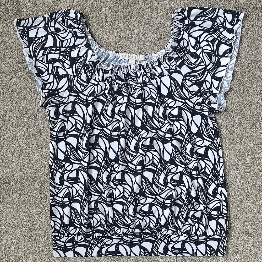 FREE With Purchase - Cleo Size Small Abstract Print Top